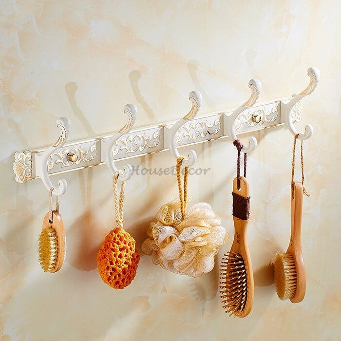 Gold robe hook detailed product view main view