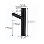 Matte Black bath shower mixer tap pull out spray additional view