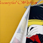 Modern Fabric doorway curtain room divider design detail view