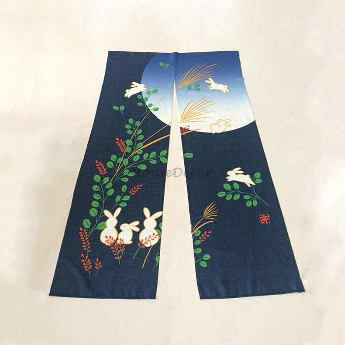 Blue Fabric doorway curtain room divider design additional view
