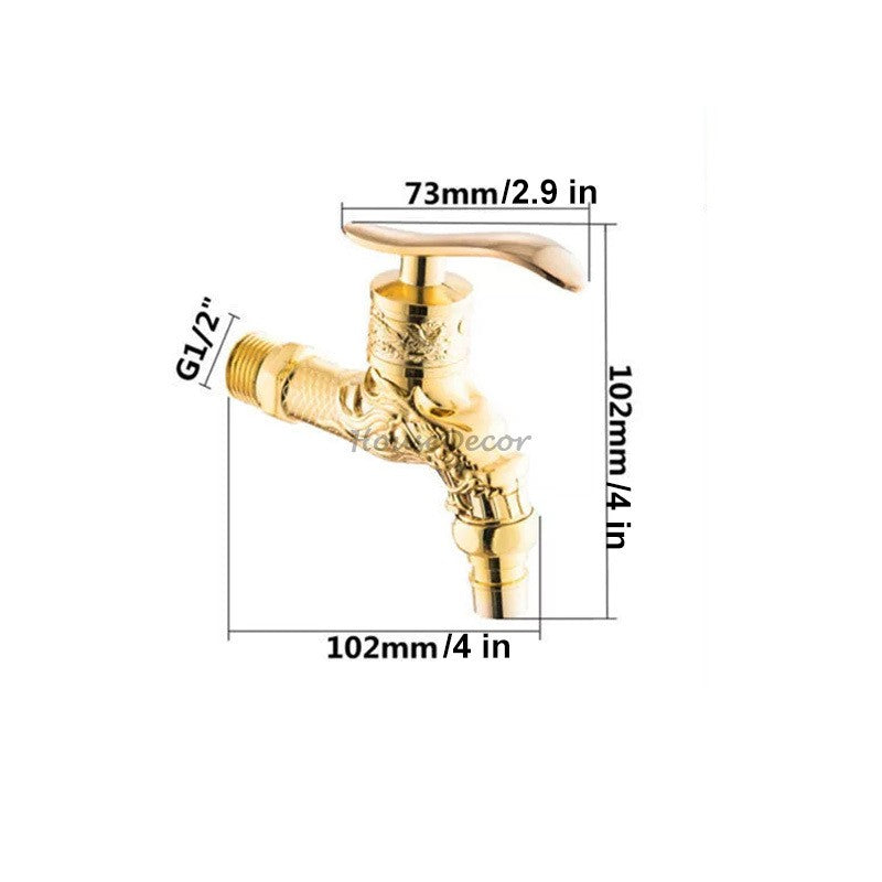Modern utility faucet wall mounted design additional view