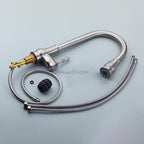 Modern bath shower mixer tap pull out spray additional view