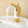Gold bath shower mixer tap detailed product view main view