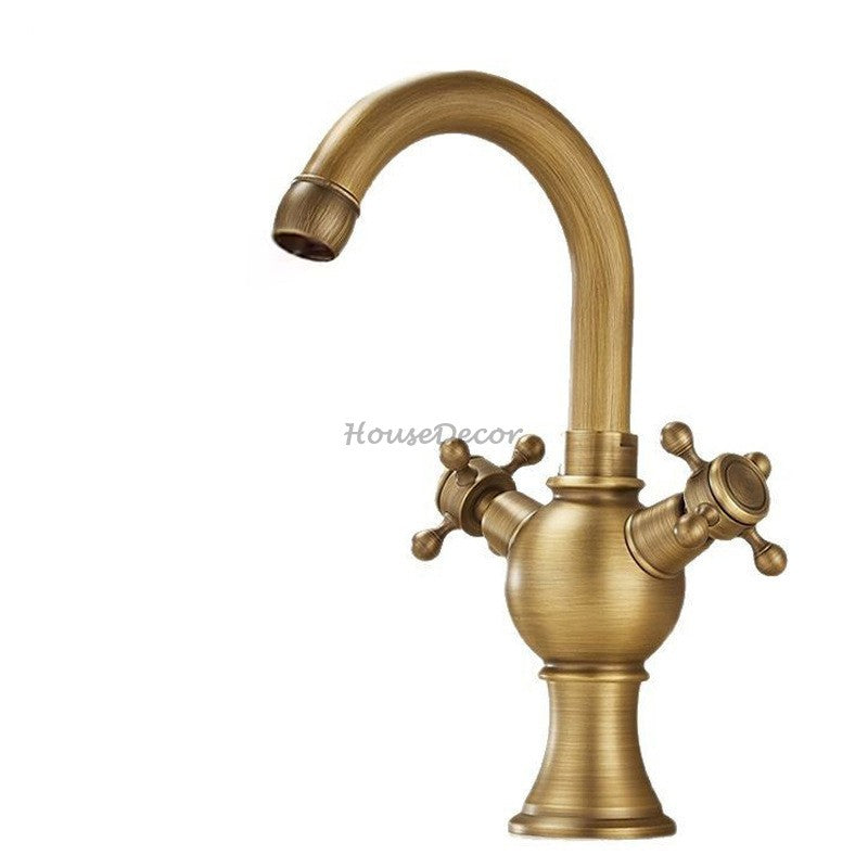 Brass bath shower mixer tap swivel spout detail view