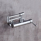 Chrome kitchen sink mixer tap swivel spout additional view