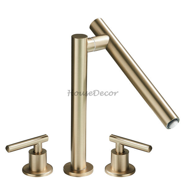 Modern bath shower mixer tap deck mounted design additional view