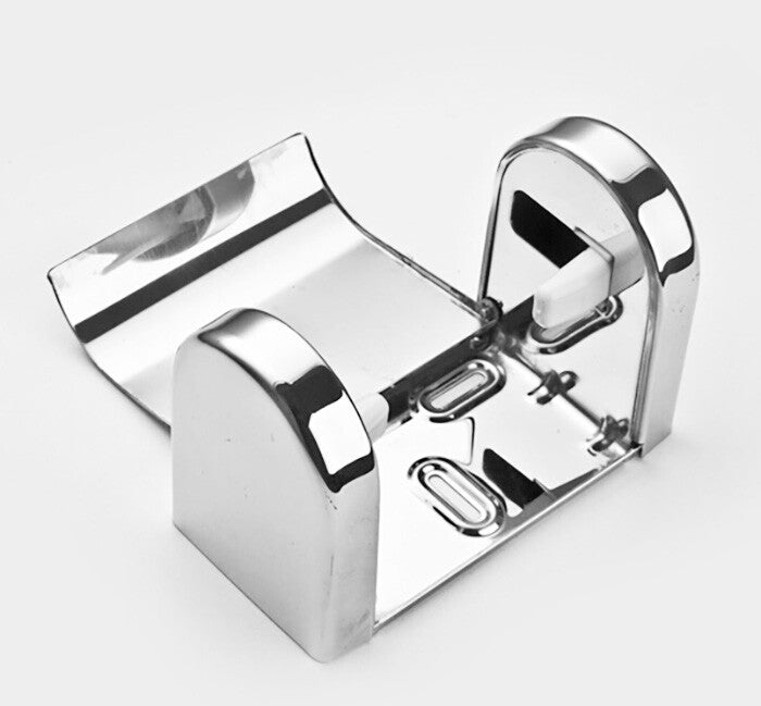 Modern Stainless Steel toilet paper holder detailed product view additional view