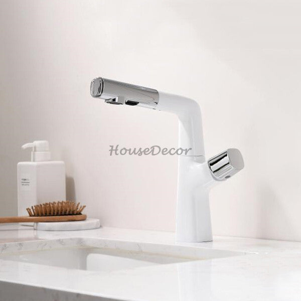 Modern bath shower mixer tap pull out spray additional view