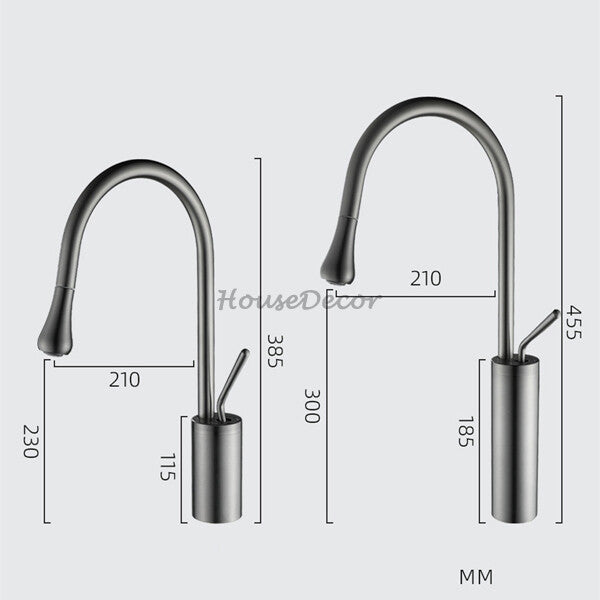 Modern bath shower mixer tap pull out spray additional view