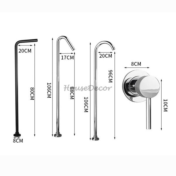 Modern bath shower mixer tap single lever control additional view