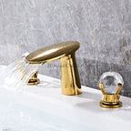 Modern bath shower mixer tap waterfall spout additional view