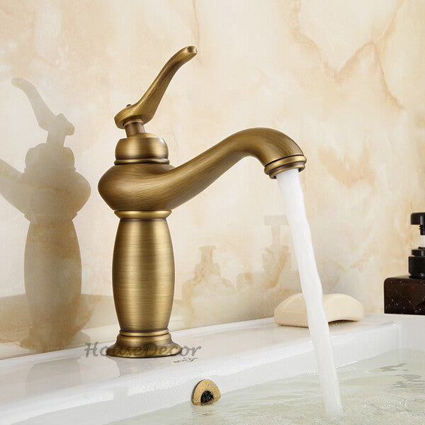 Antique Brass bath shower mixer tap detailed product view main view