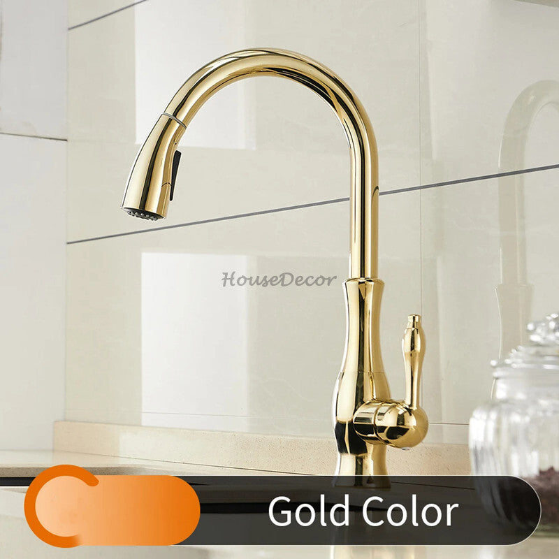 Modern kitchen sink mixer tap pull out spray additional view