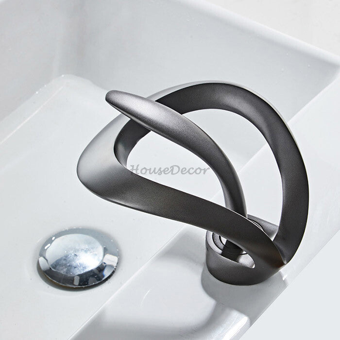 Brass bath shower mixer tap waterfall spout additional view