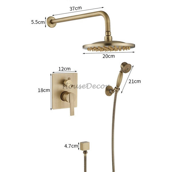 Modern shower head wall mounted design additional view