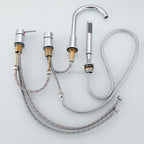 Modern bath shower mixer tap handheld shower set additional view