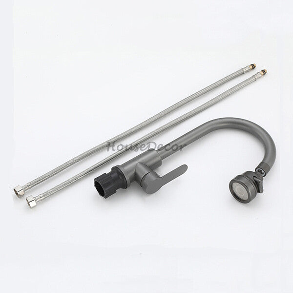 Modern Stainless Steel kitchen sink mixer tap swivel spout additional view