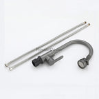 Modern Stainless Steel kitchen sink mixer tap swivel spout additional view