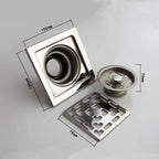 Modern Stainless Steel shower drain detailed product view detail view