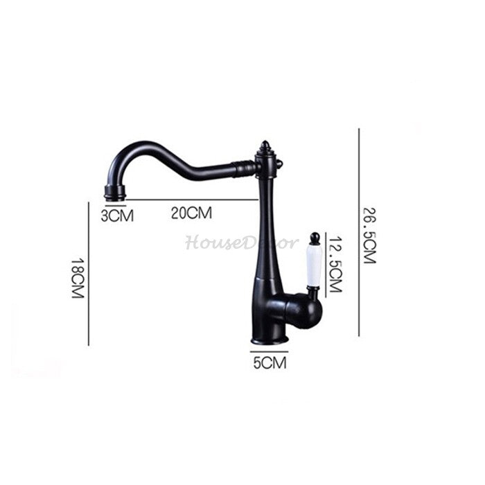 Modern kitchen sink mixer tap swivel spout additional view