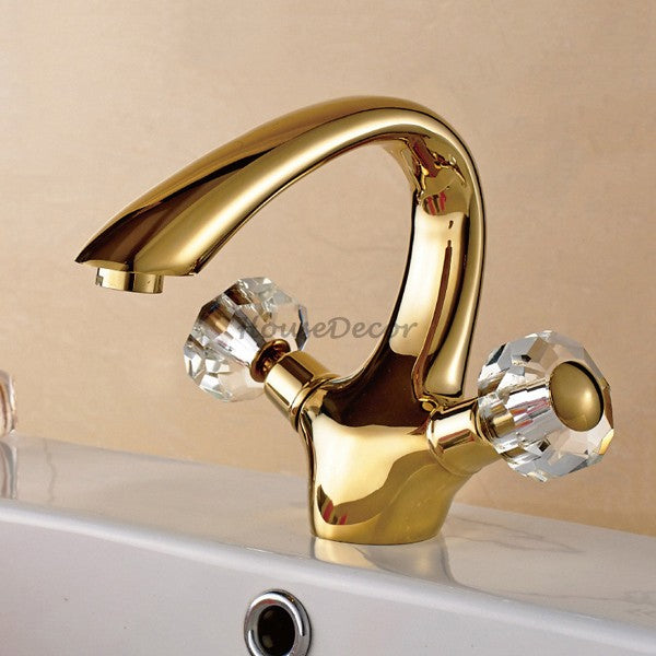 Gold Brass bath shower mixer tap detailed product view detail view