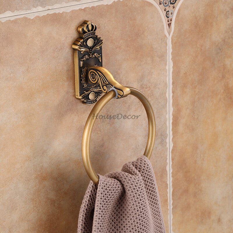 Modern towel ring detailed product view detail view