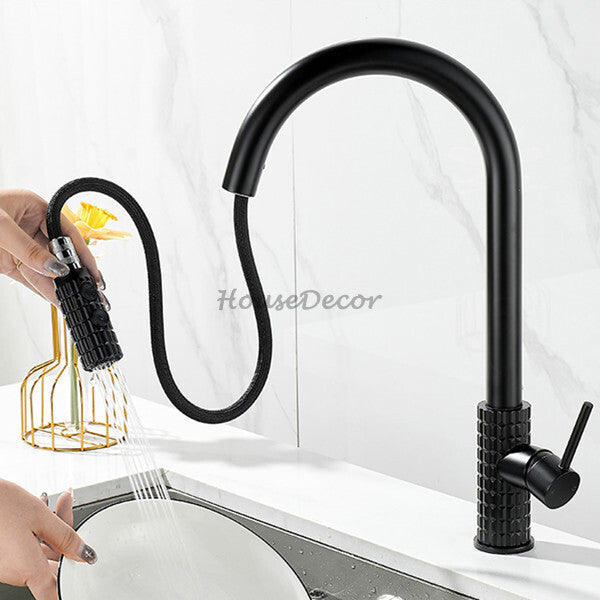Modern kitchen sink mixer tap swivel spout additional view