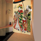 Modern Fabric doorway curtain room divider design main view
