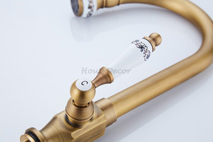 Modern Ceramic kitchen sink mixer tap swivel spout additional view