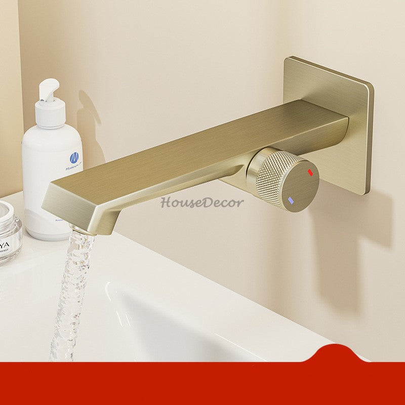 Modern bathroom basin mixer tap wall mounted design additional view