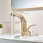 Modern Brass bath shower mixer tap single lever control additional view