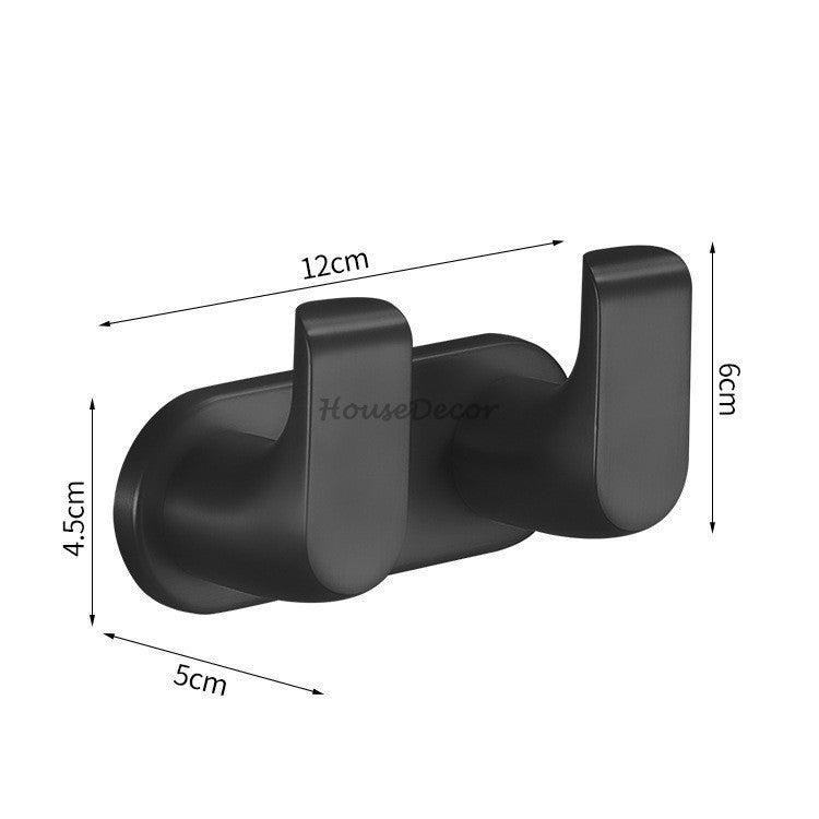 Modern towel rack wall mounted design detail view