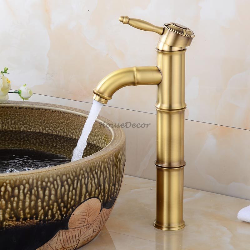 Modern bathroom basin mixer tap detailed product view detail view
