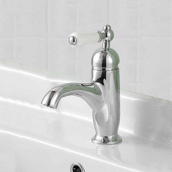 Modern Ceramic bathroom basin mixer tap detailed product view main view