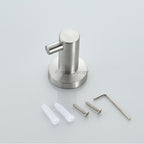 Modern robe hook wall mounted design detail view