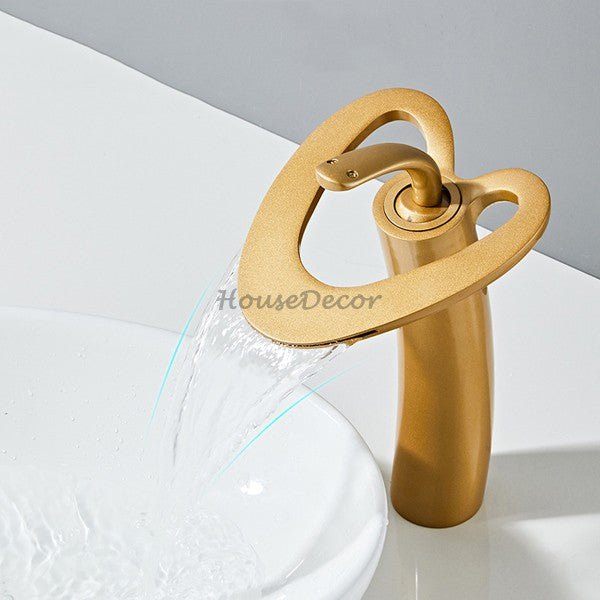 Modern bath shower mixer tap waterfall spout additional view