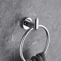 Modern Stainless Steel towel ring wall mounted design detail view