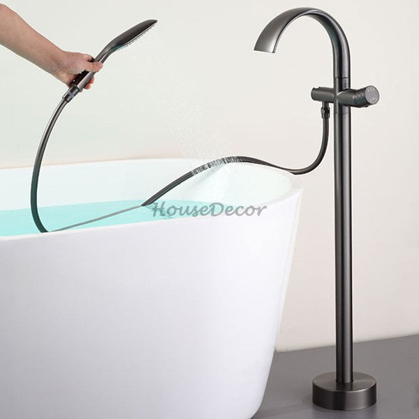 Modern bath shower mixer tap waterfall spout additional view