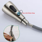 Modern Stainless Steel kitchen sink mixer tap pull out spray additional view