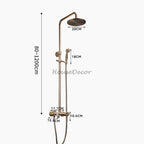 Modern Brass bath shower mixer tap wall mounted design additional view