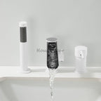 Modern bath shower mixer tap waterfall spout additional view