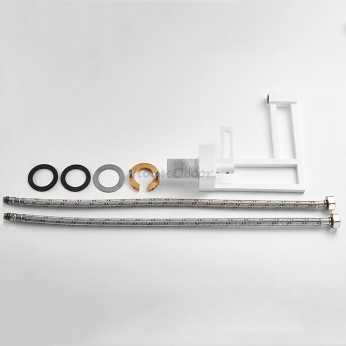 White bath shower mixer tap detailed product view additional view