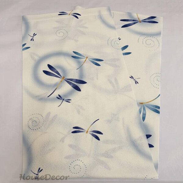 Modern Fabric doorway curtain room divider design detail view