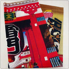 Modern Fabric doorway curtain room divider design detail view