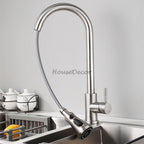 Modern Stainless Steel kitchen sink mixer tap pull out spray additional view
