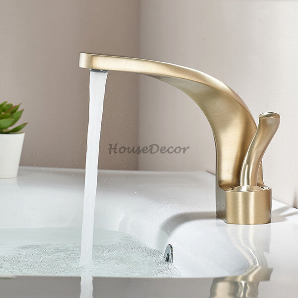 Modern Brass bath shower mixer tap single lever control additional view