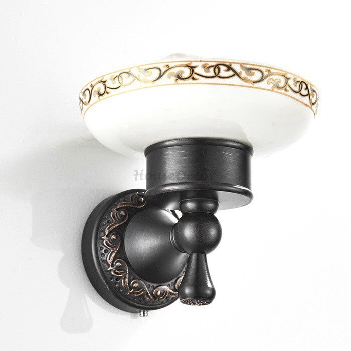 Black Brass home product wall mounted design detail view