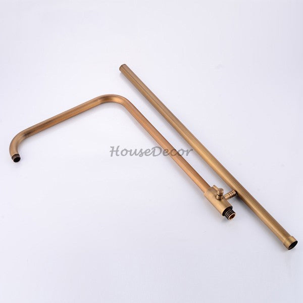 Antique Brass bath shower mixer tap detailed product view additional view
