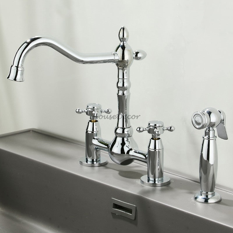 Modern bath shower mixer tap pull out spray detail view