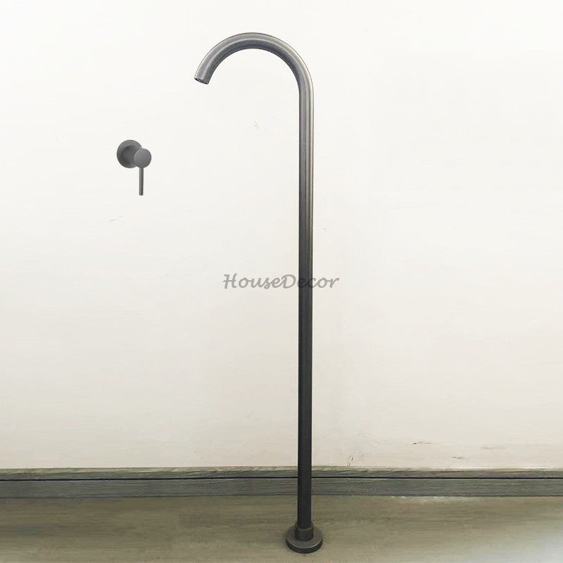 Modern bath shower mixer tap single lever control additional view